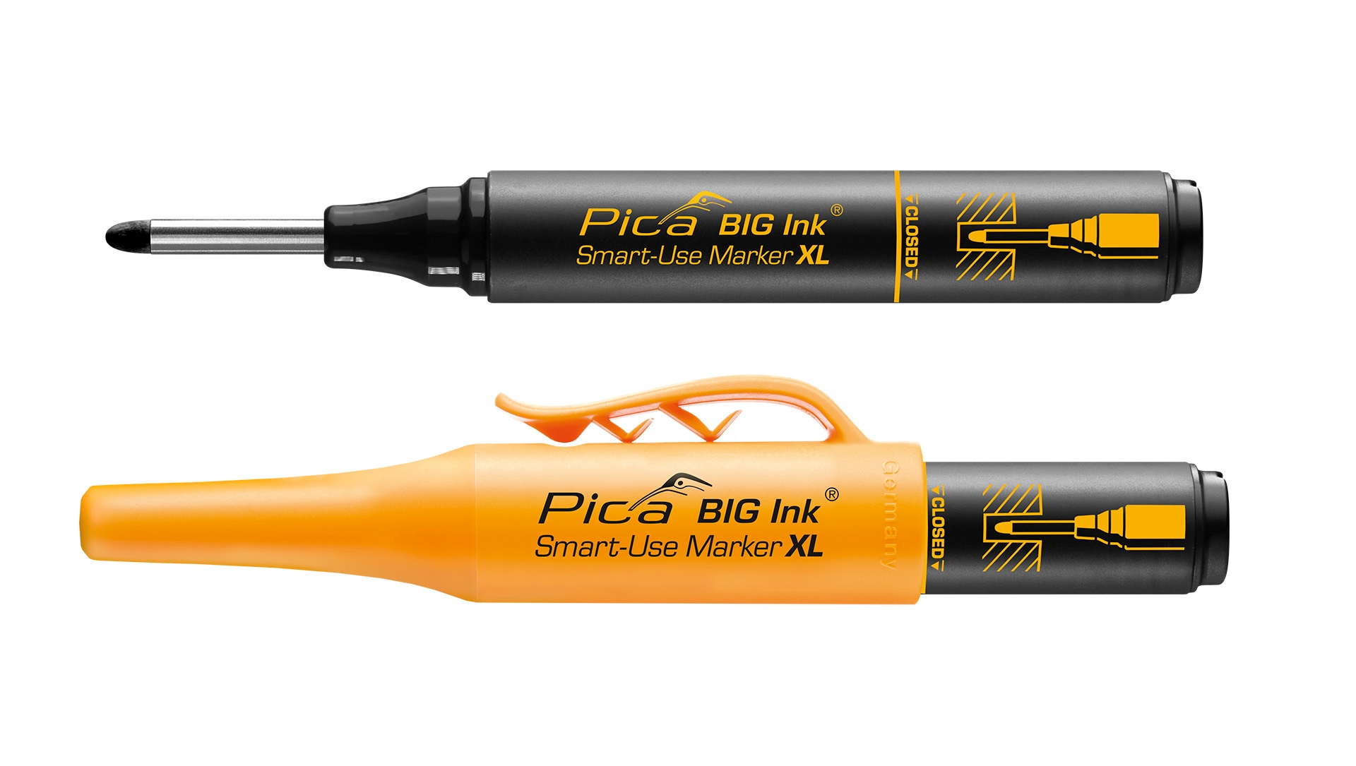 PICA 22CMK Various Tip Type, Black Color Marker Kit