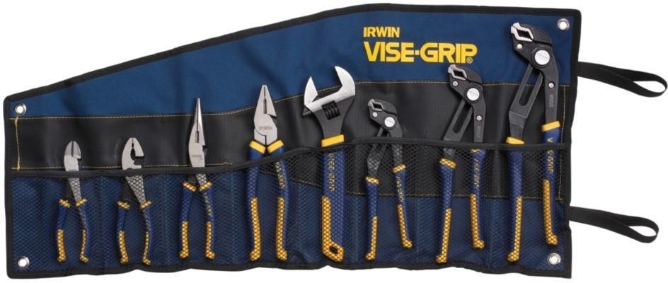 Irwin 2078712 8 Piece Vise Grip Groovelock Pliers Set