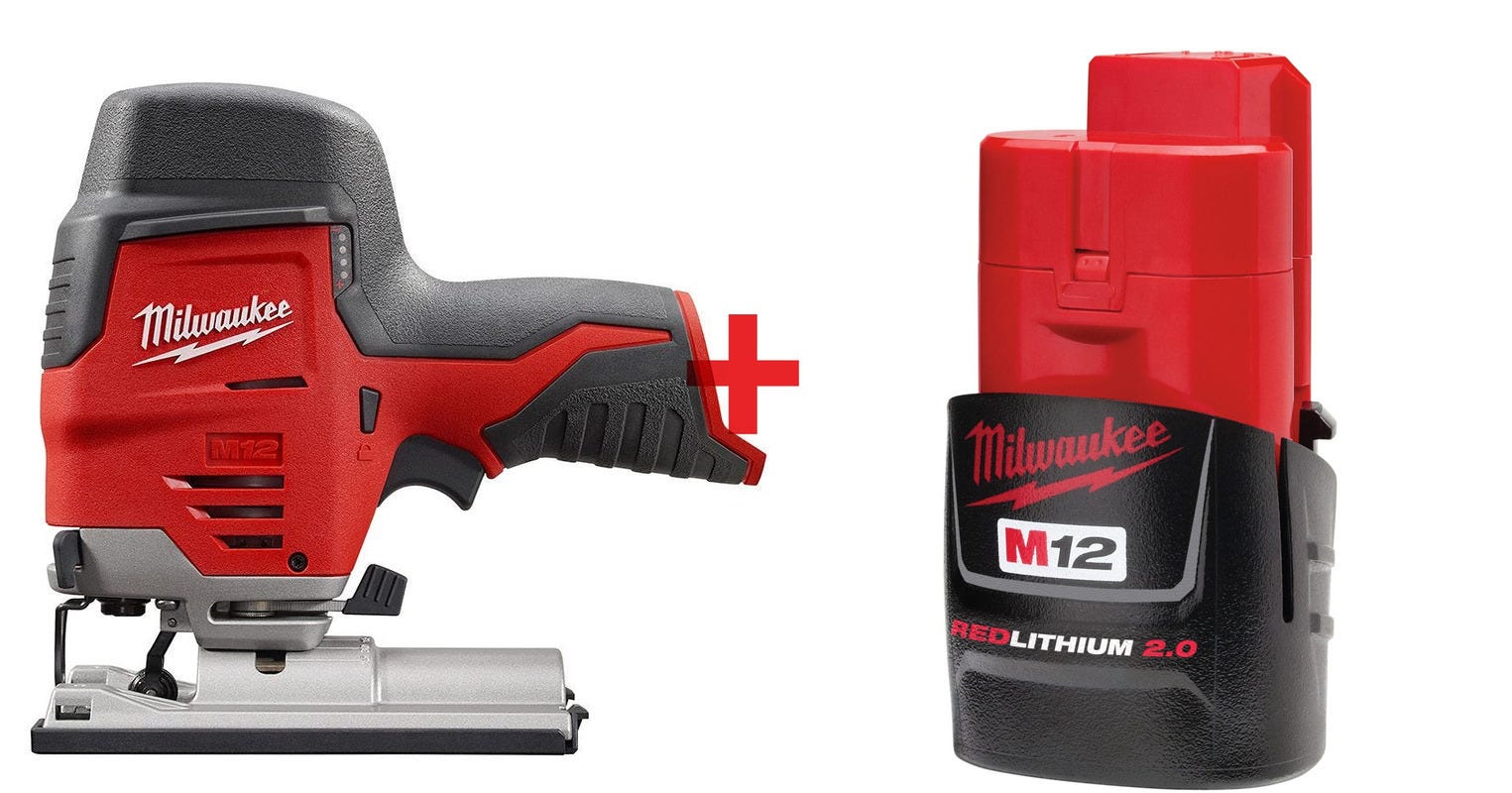 Milwaukee M12 Cordless High Performance Jigsaw and M12