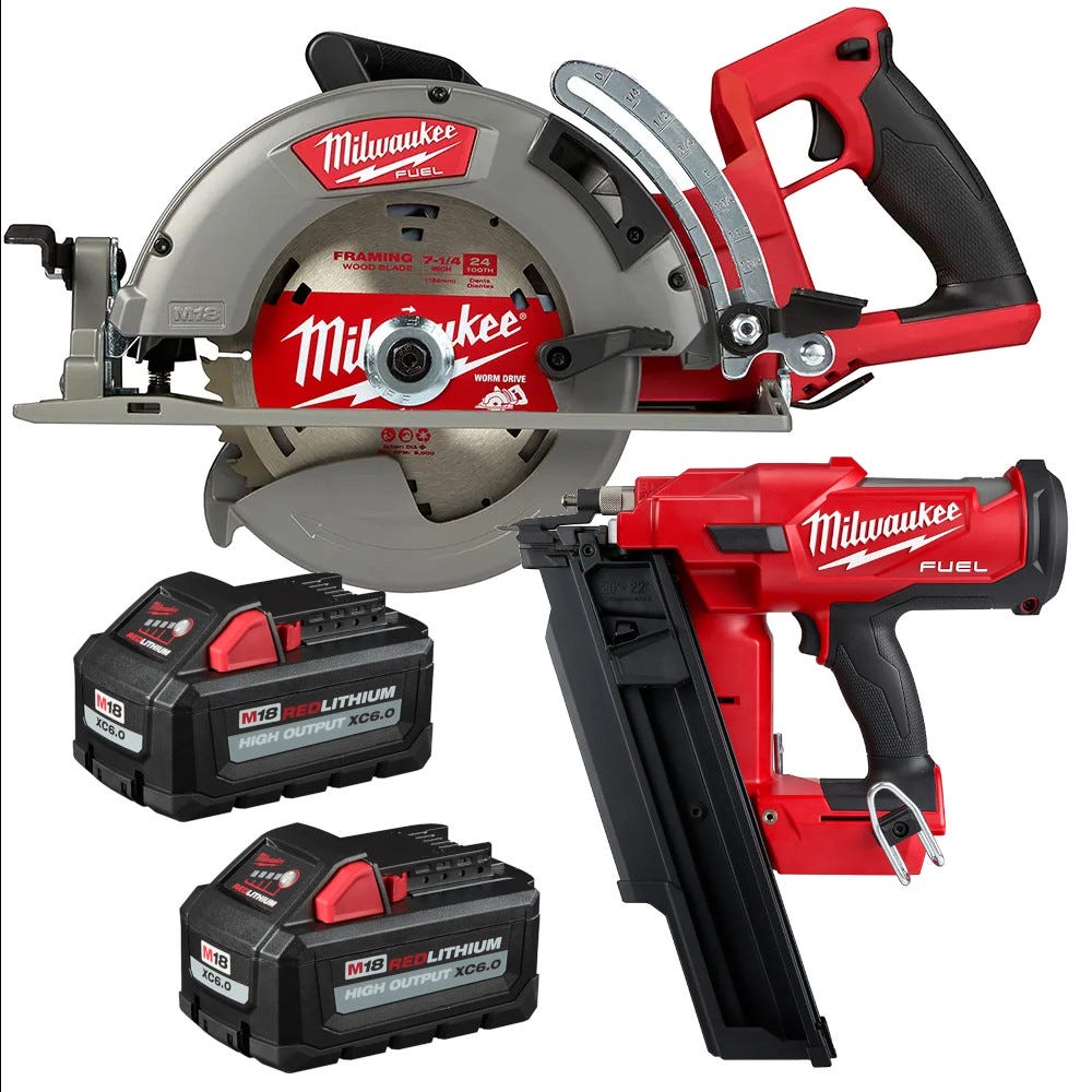 Milwaukee cordless framing nailer best sale 21 degree