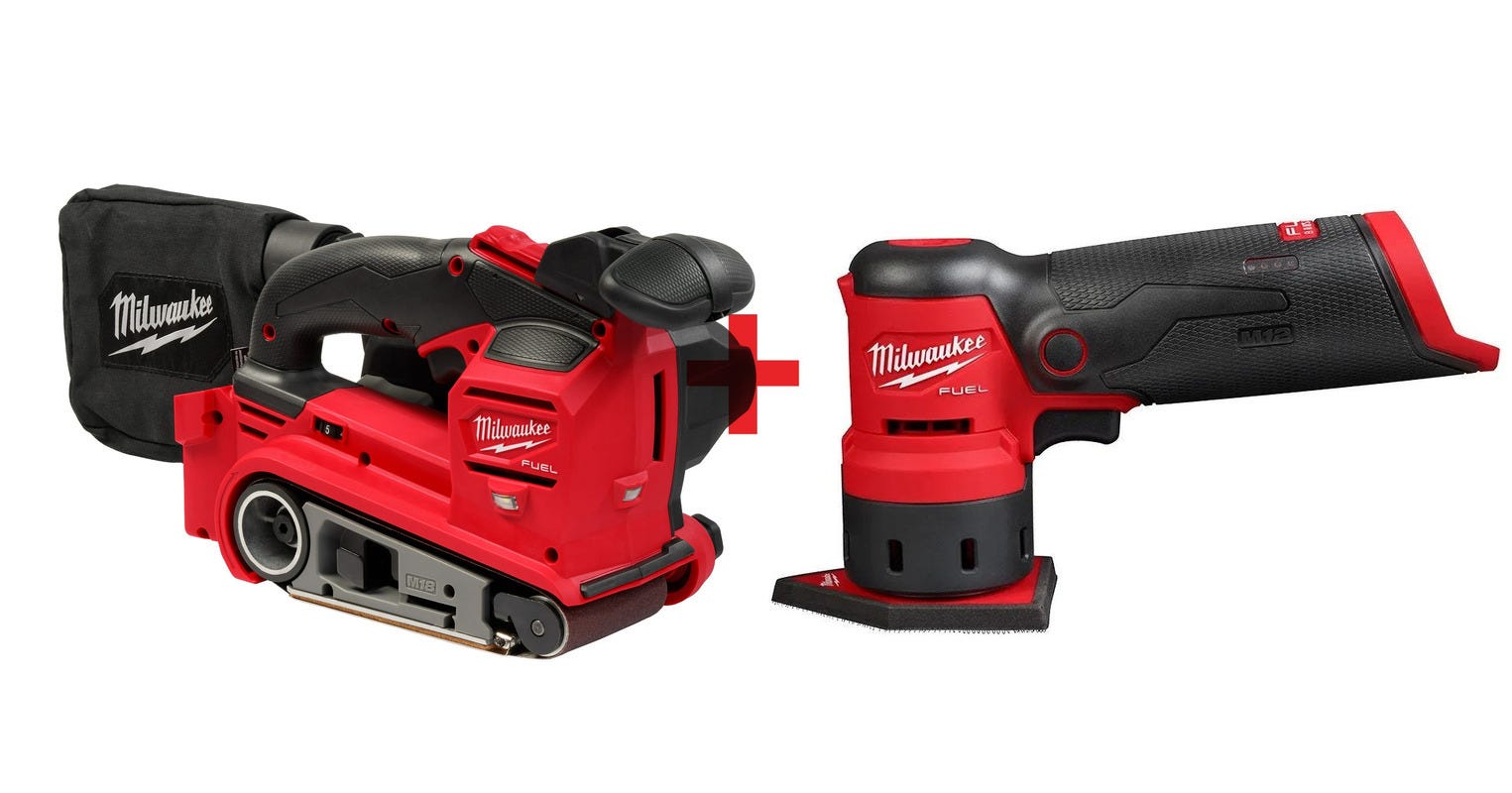 Milwaukee best sale sander kit