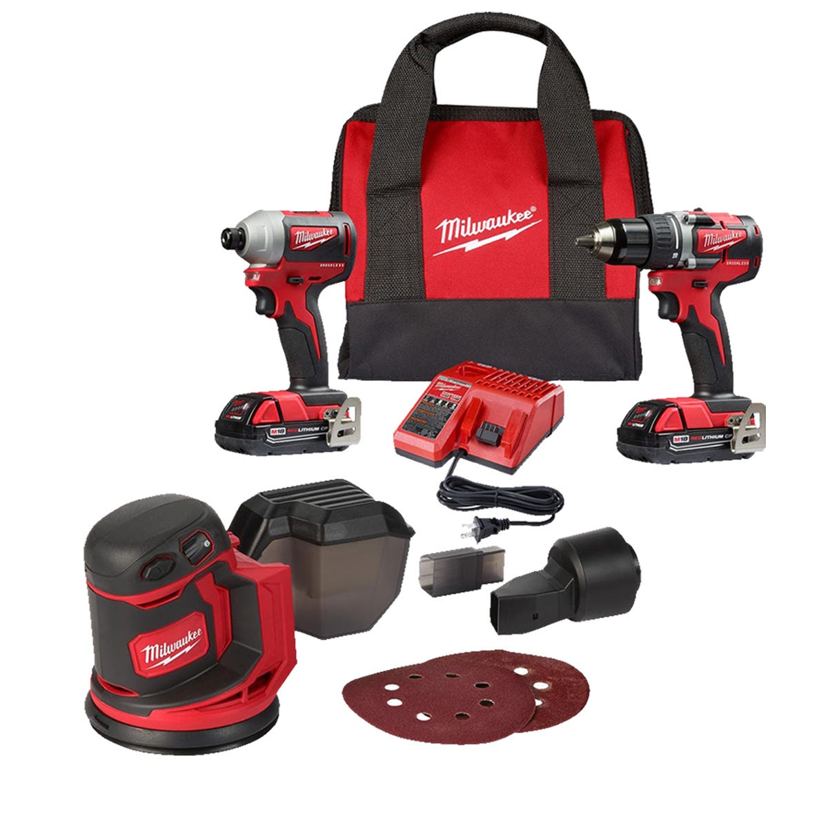 Milwaukee m18 3 tool combo online kit