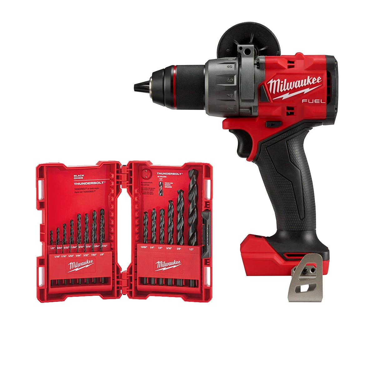 Milwaukee 2903-20 M18 FUEL Gen4 1/2-in. Drill/Driver, Tool Only With 21 ...