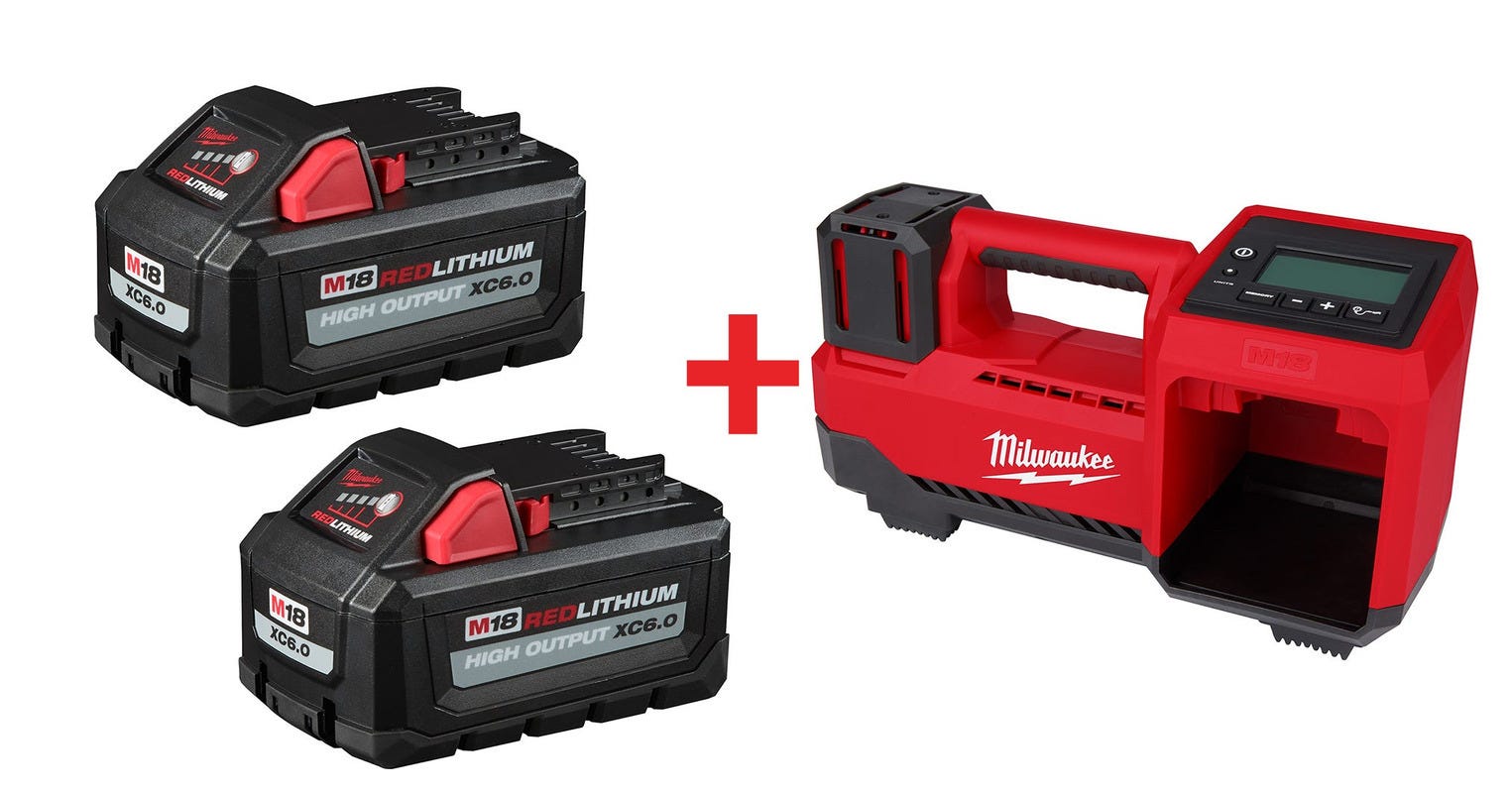 Milwaukee m18 tire discount inflator