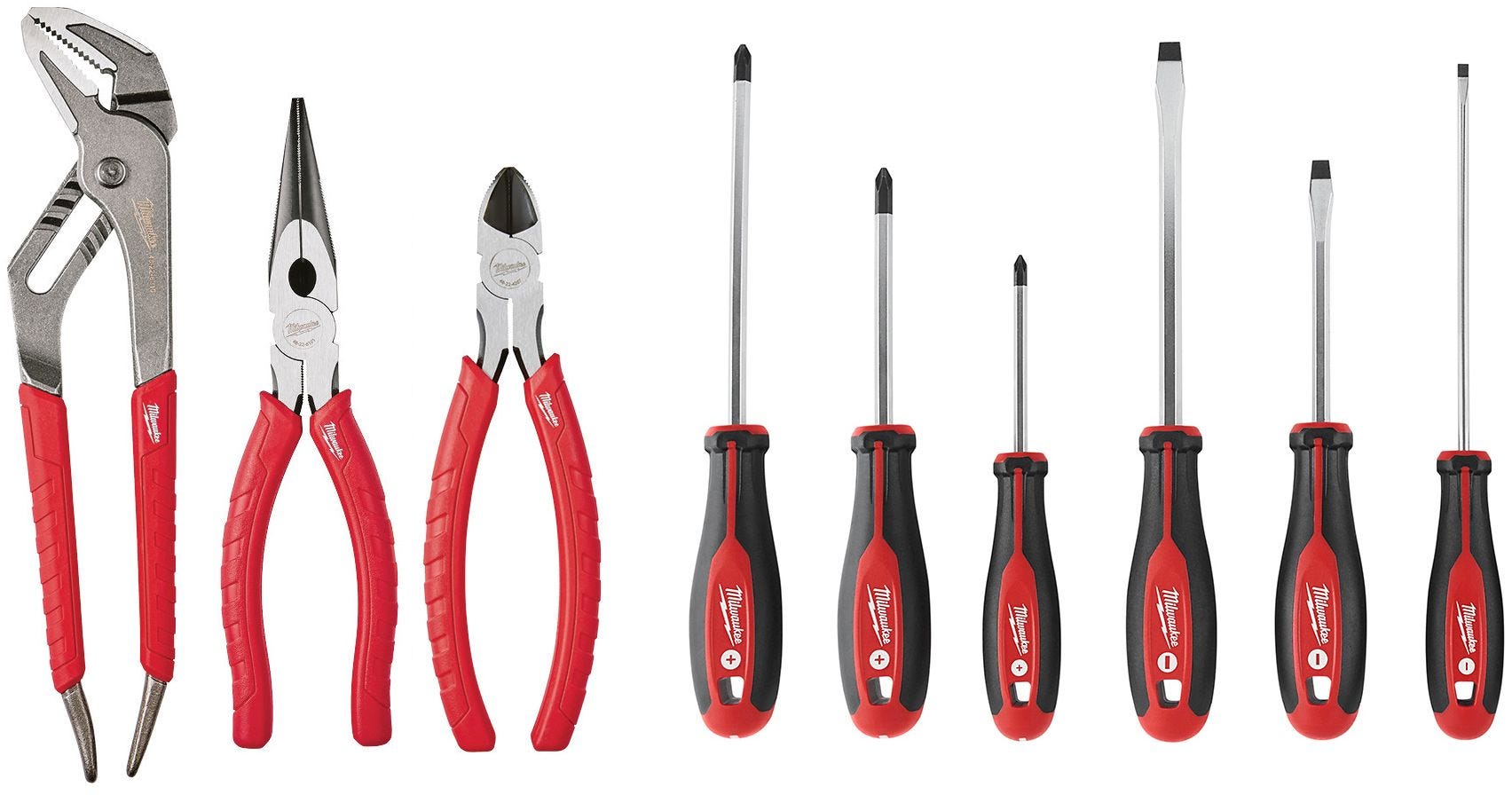 Milwaukee electrician's pliers hand deals tool set