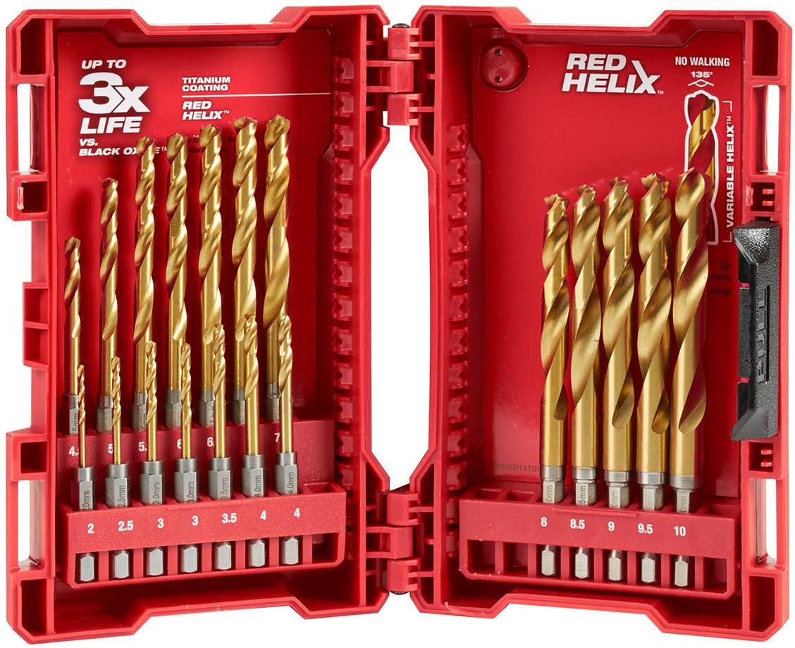 milwaukee 25 piece drill bit set