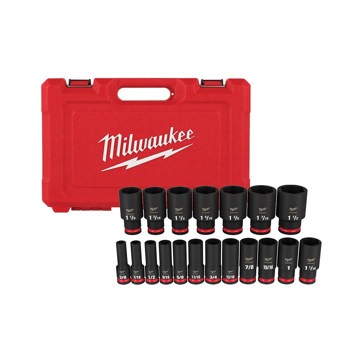 Milwaukee 49-66-7012 19PC SHOCKWAVE Impact Duty 1/2