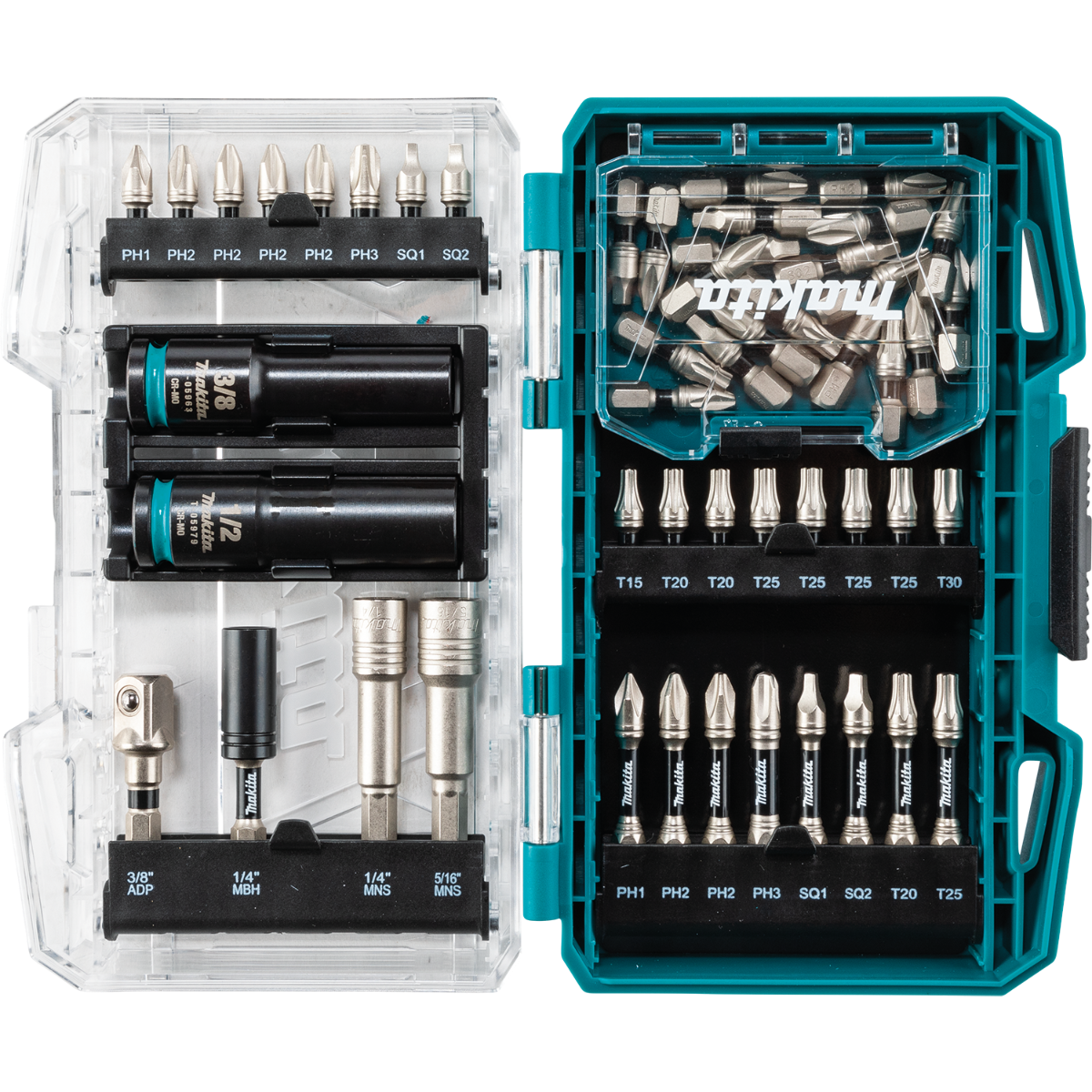 Makita Impact XPS® 50 Pc. Impact Driving And Fastening Bit Set