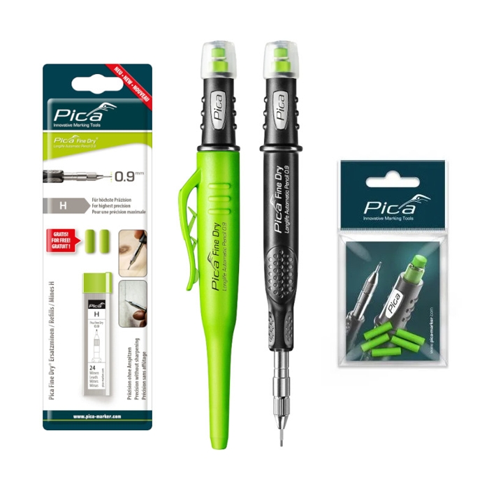 Pica Dry Longlife Automatic Pencil 3030 with Refill Sets