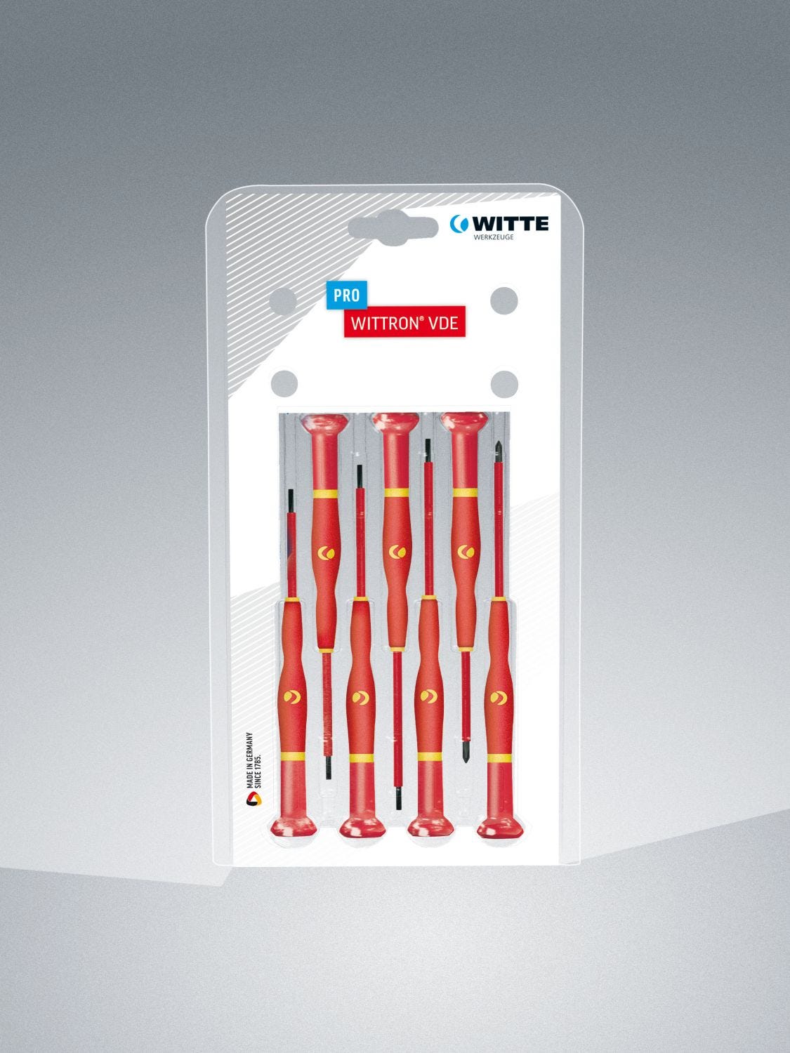 Witte 9T 89377 WITTRON 7 Pc Set-1000V Insulated: 4 Slotted, 2 Phillips in  Clamshell