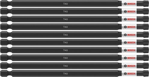 Bosch ITT406B 10-Piece Impact Tough 6 In. Torx #40 Power Bits