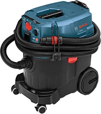 Bosch VAC090AH 9-Gallon Dust Extractor With Auto Filter Clean And HEPA ...