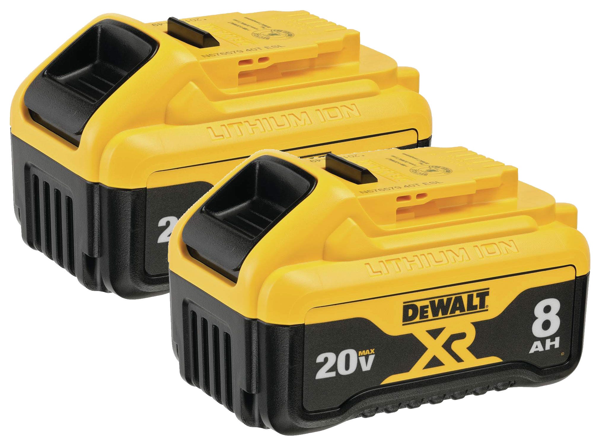 DeWalt DCB208 2 20V Max 8.0Ah Lithium Ion Battery 2 Pack