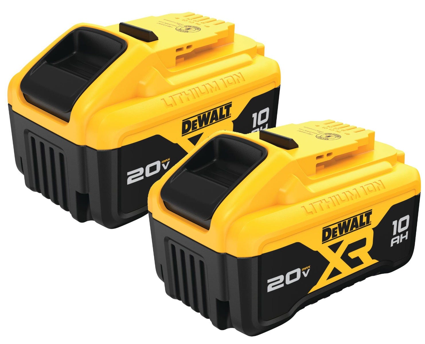 DeWALT DCB210 2 20V MAX XR 10.0Ah Lithium Ion Battery 2 Pack