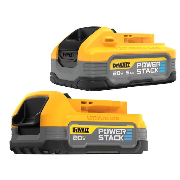 DeWalt DCBP315 2 20V MAX POWERSTACK 5.0Ah 1.7Ah Battery Set