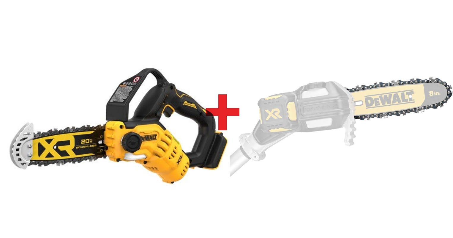 DeWalt 20V MAX XR Brushless 8 in. Chainsaw Tool Only with