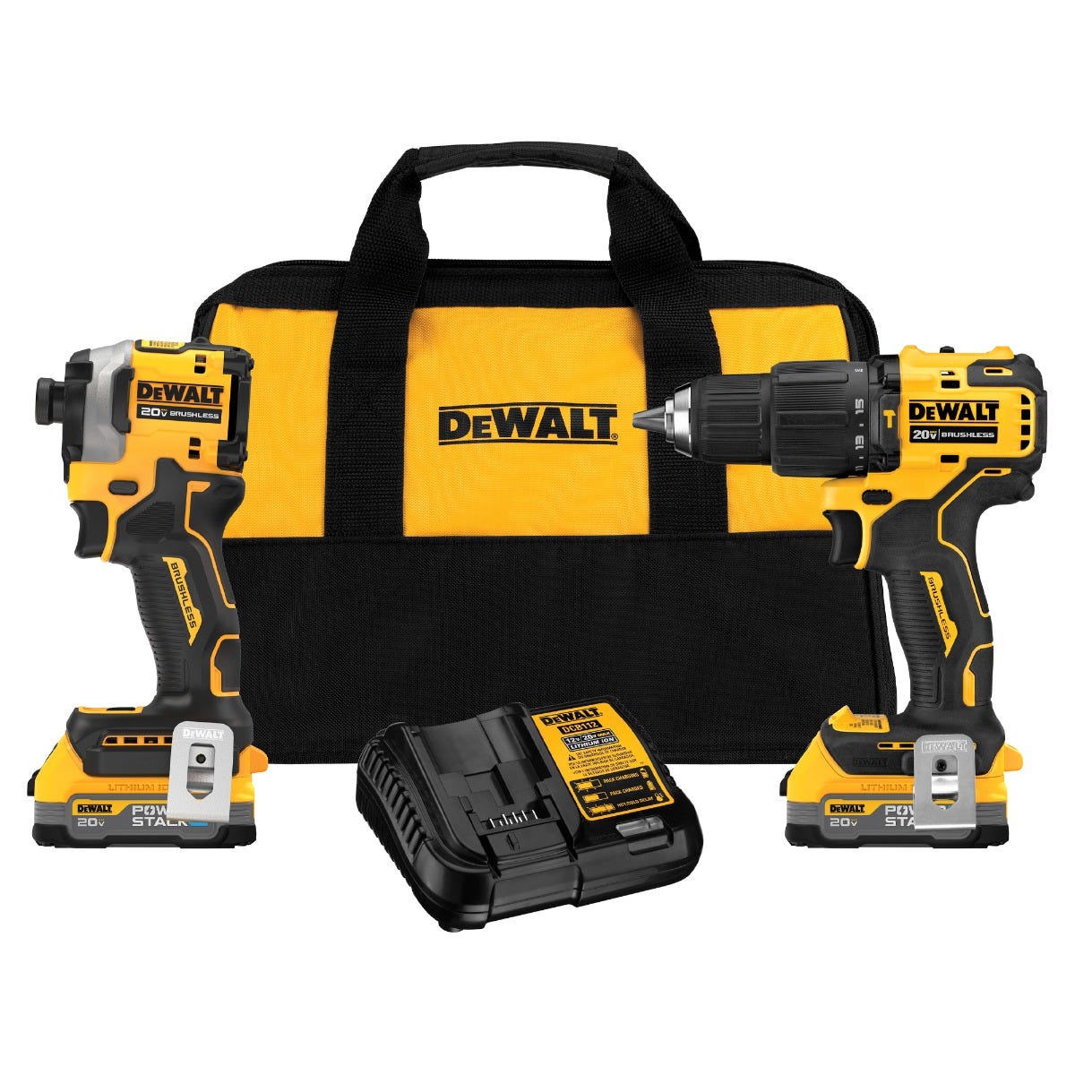 DEWALT DCK254E2 ATOMIC 20V MAX* Brushless Hammer Drill