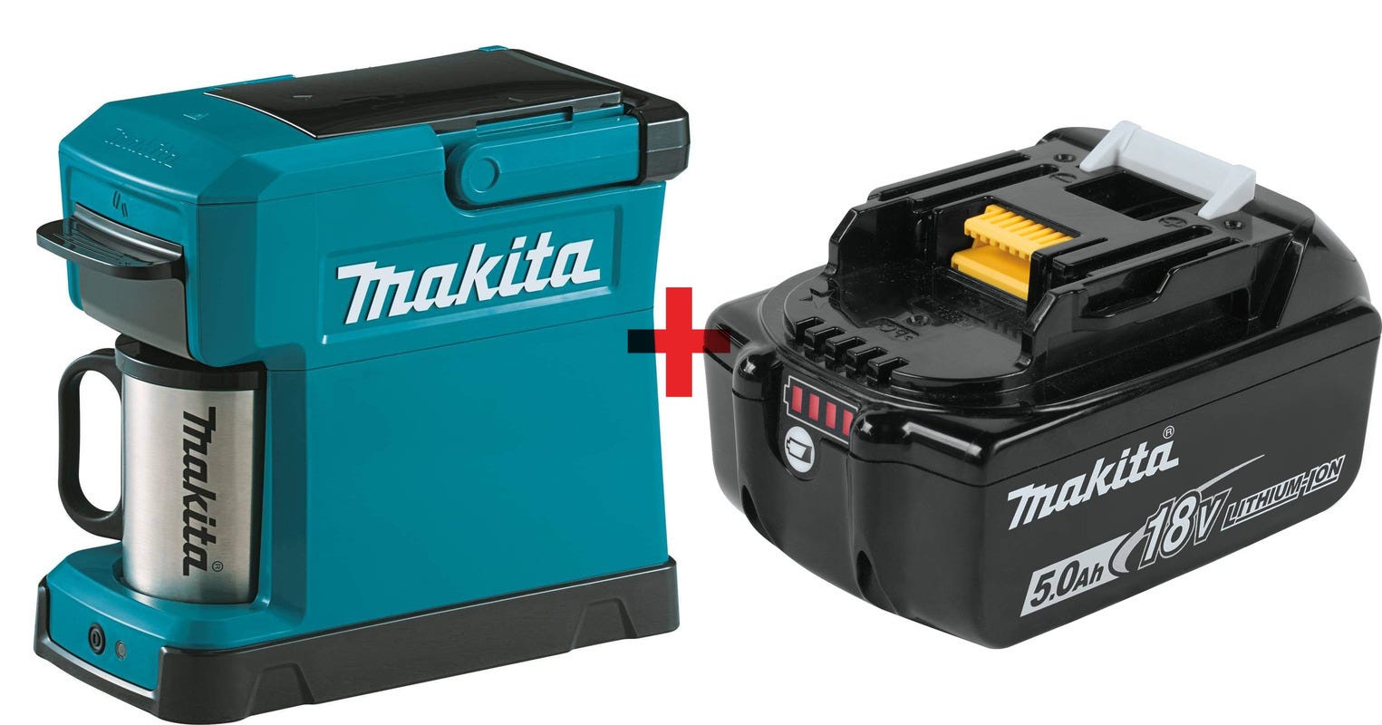 Makita rechargeable coffee online maker