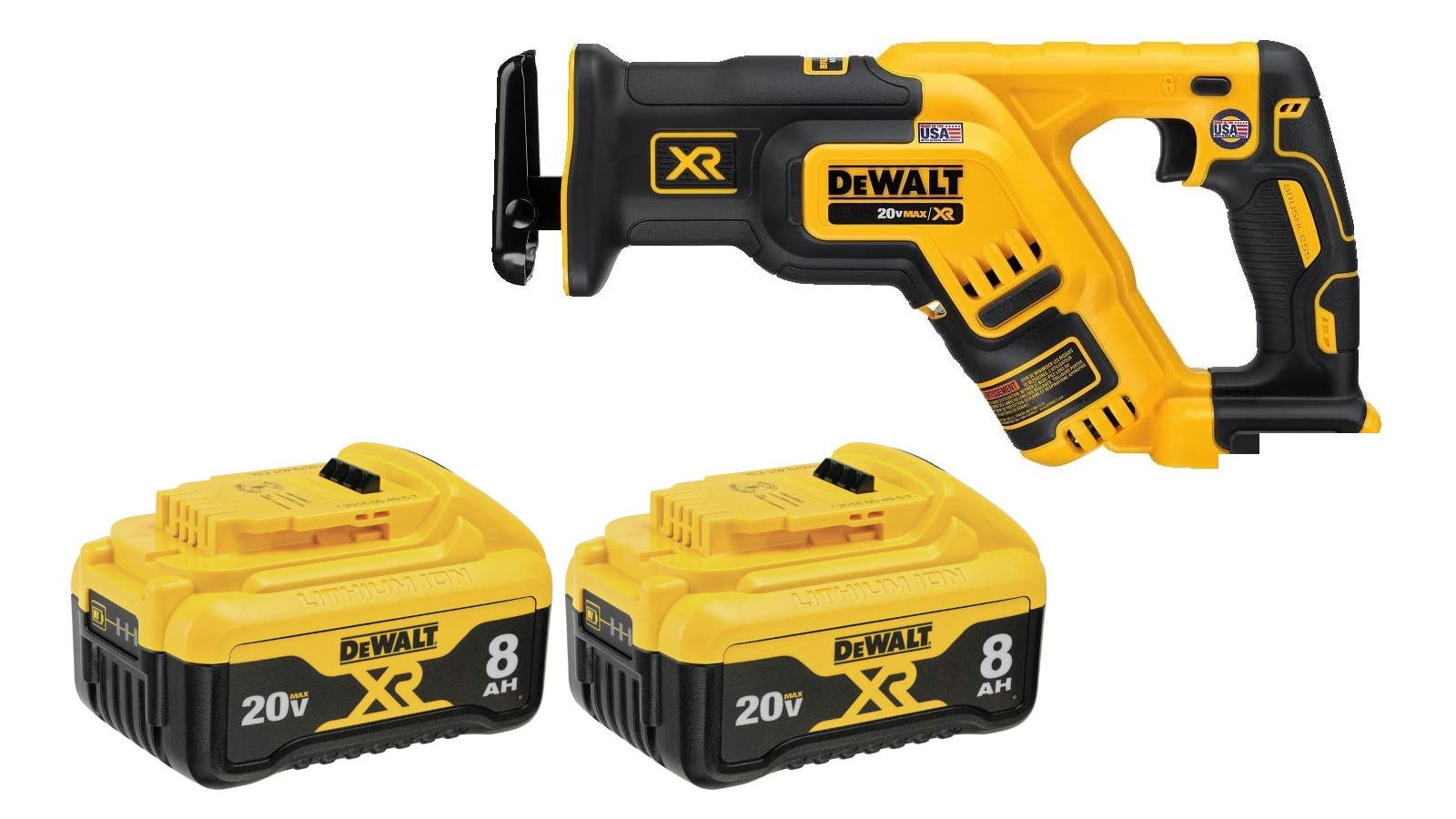 DeWALT DCS267B 20V MAX XR Brushess Compact Reciprocating Saw with