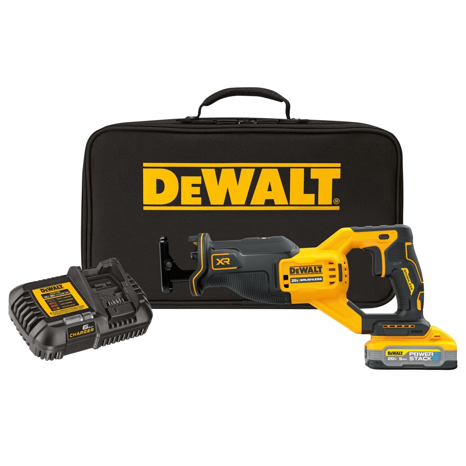 DeWalt DCS382H1 20V MAX XR Brushless Reciprocating Saw Kit with