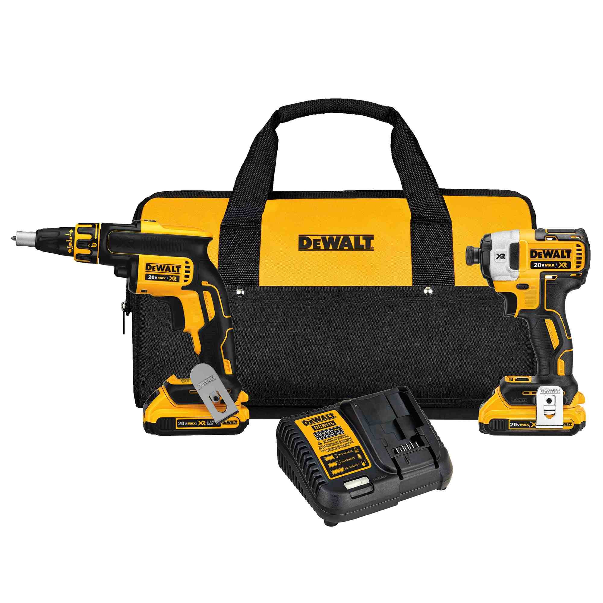 Dewalt DCK267D2 20V MAX XR Drywall Screwgun Impact Driver