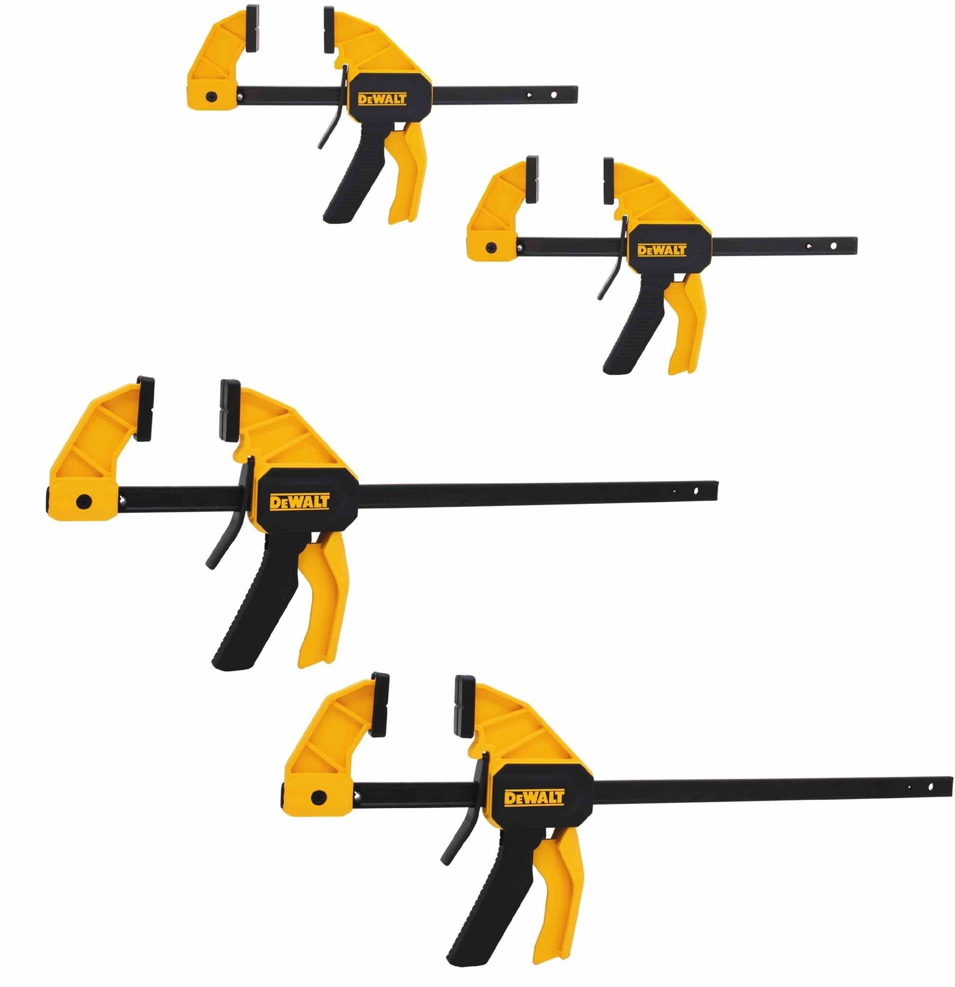 Dewalt DWHT83196 Medium and Large Trigger Clamps 4 Pack