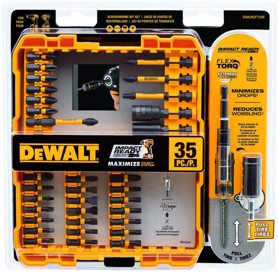 DeWalt DWA2NGFT35IR Impact Ready FlexTorq Set 35 Pieces