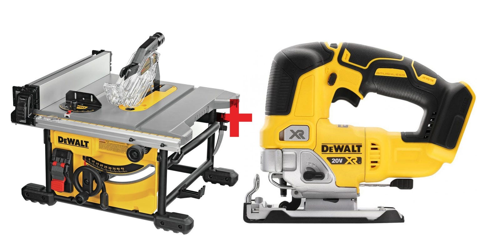 DeWalt 8 1 4 in. Compact Jobsite Tablesaw w 20V MAX XR