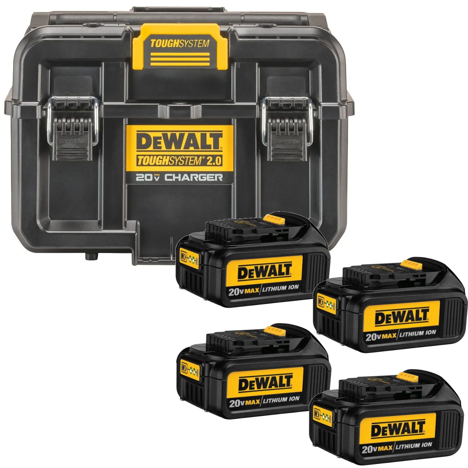 DeWalt ToughSystem 2.0 20V MAX Dual Port Charging Case plus