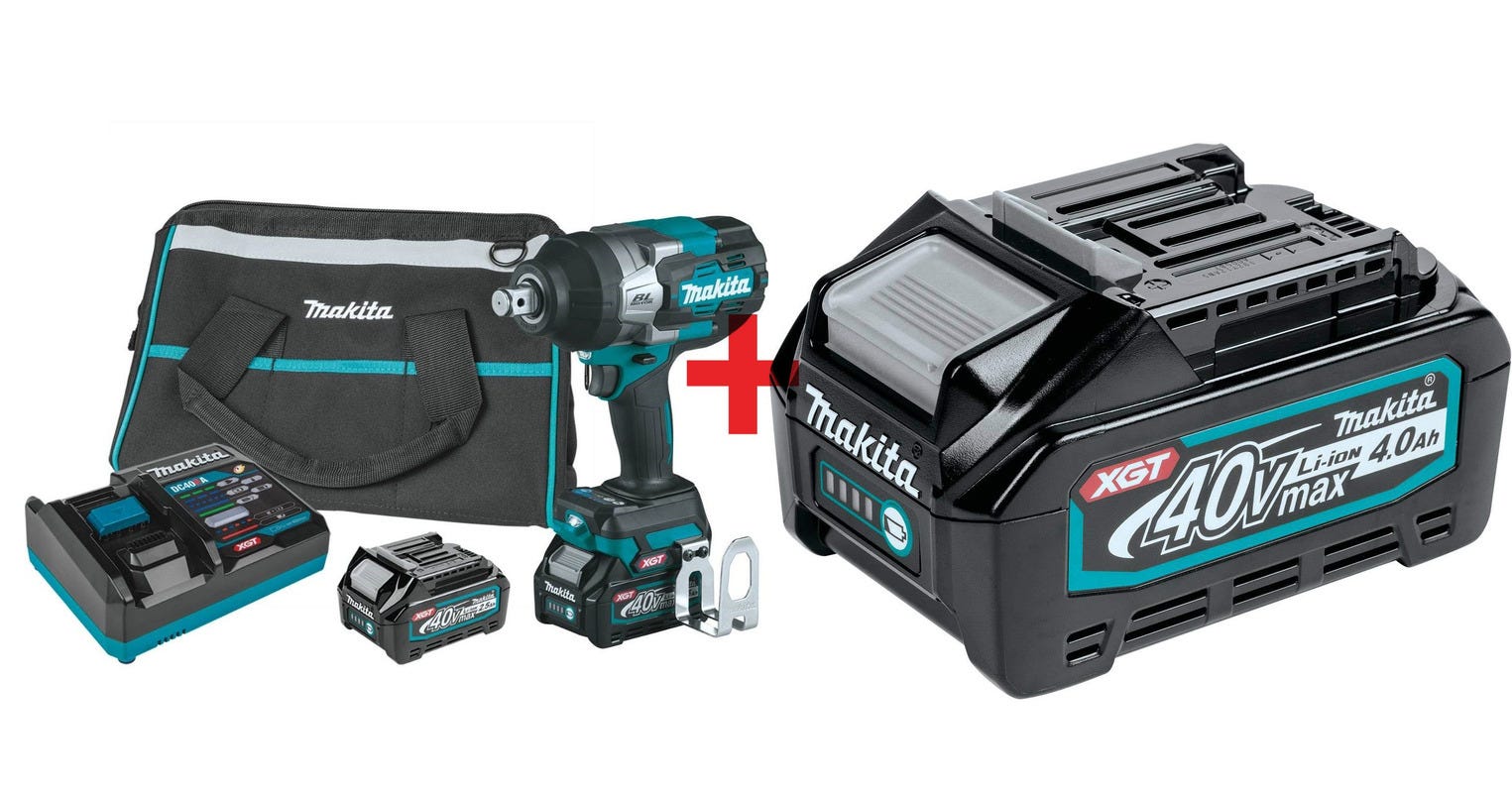 Makita 40V max XGT Brushless Cordless 4-Speed High-Torque 3/4