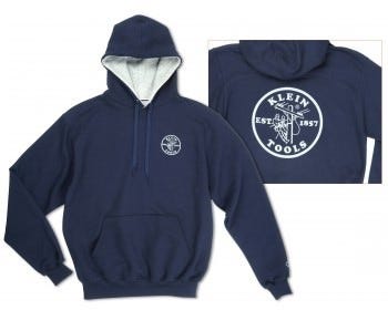 Klein tools shop hooded sweatshirt