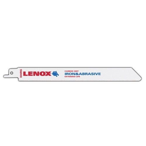 Lenox 20576800RG 800RG Carbide Grit Reciprocating Saw Blades 8