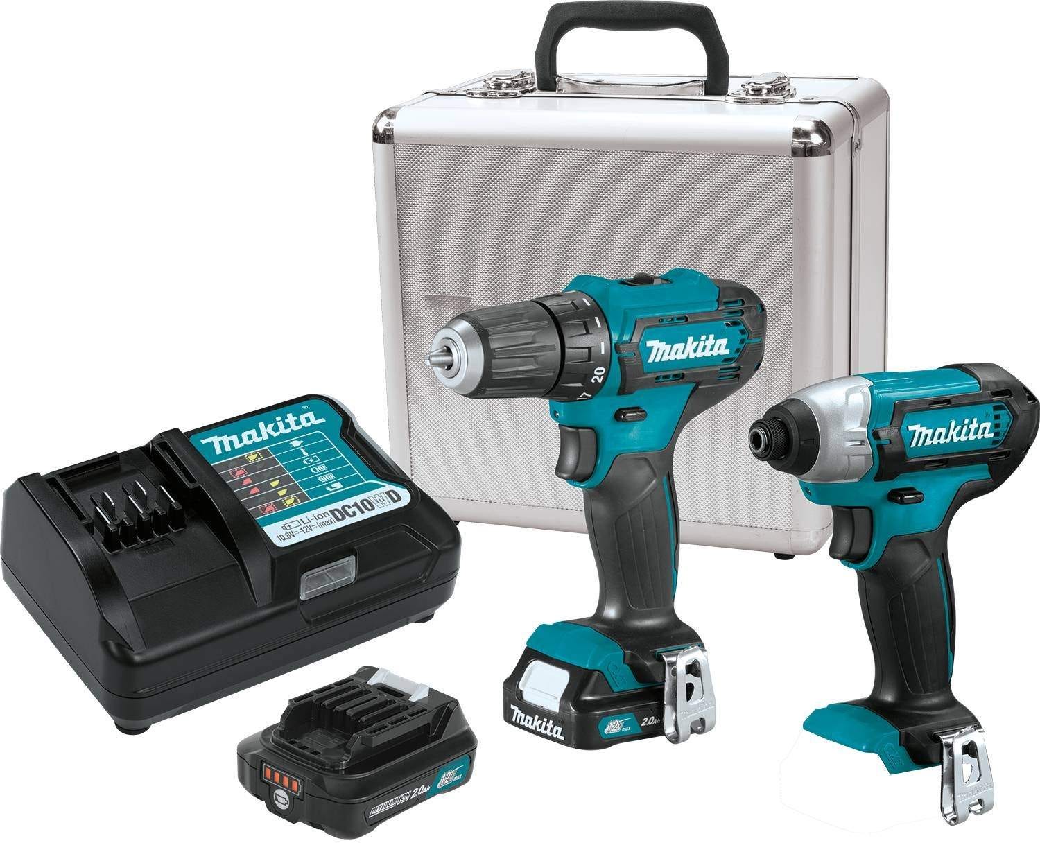 Makita CT232RX 12V Max CXT Cordless 2-Piece Combo 2.0Ah Kit