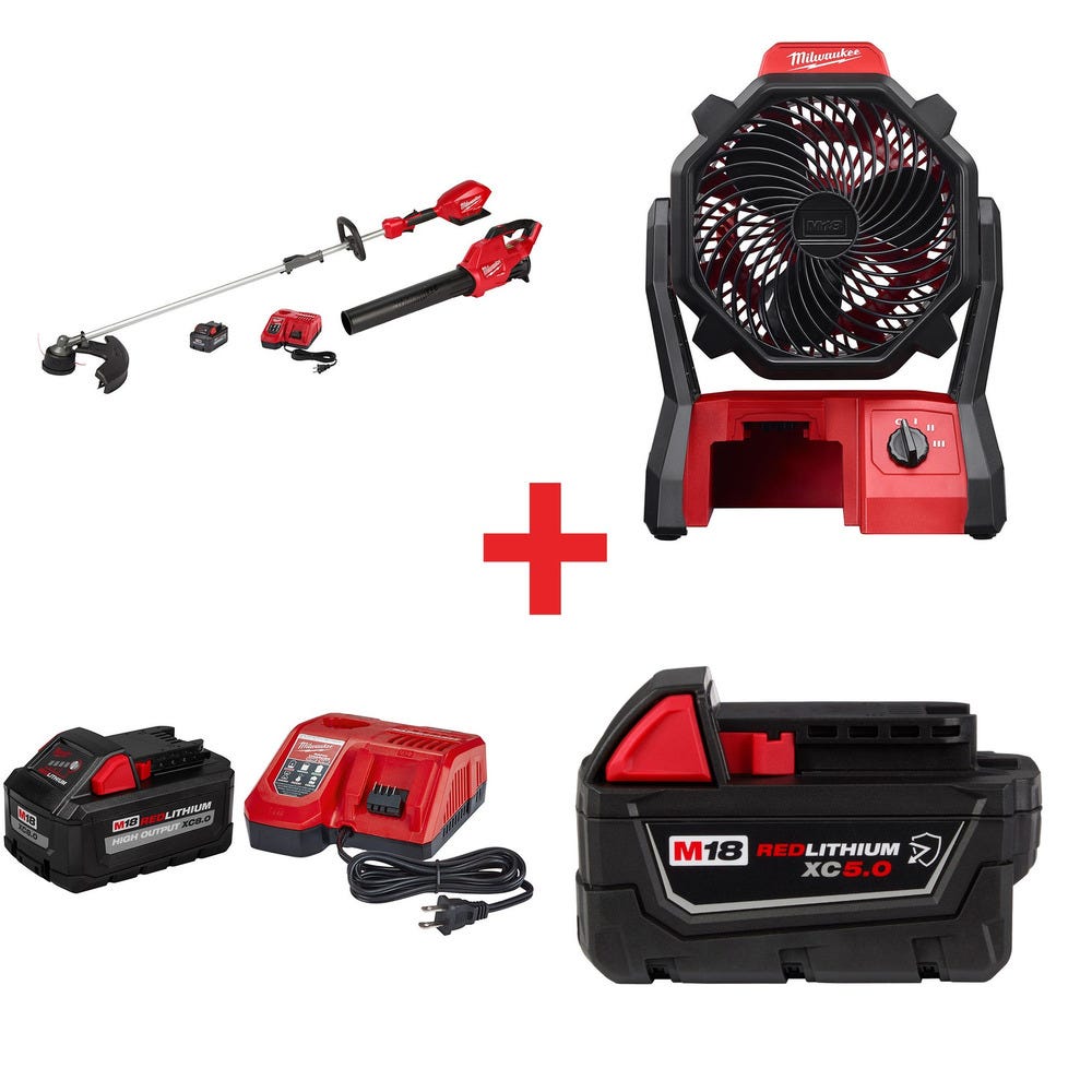 Milwaukee M18 FUEL Brushless String Trimmer Blower Combo Kit