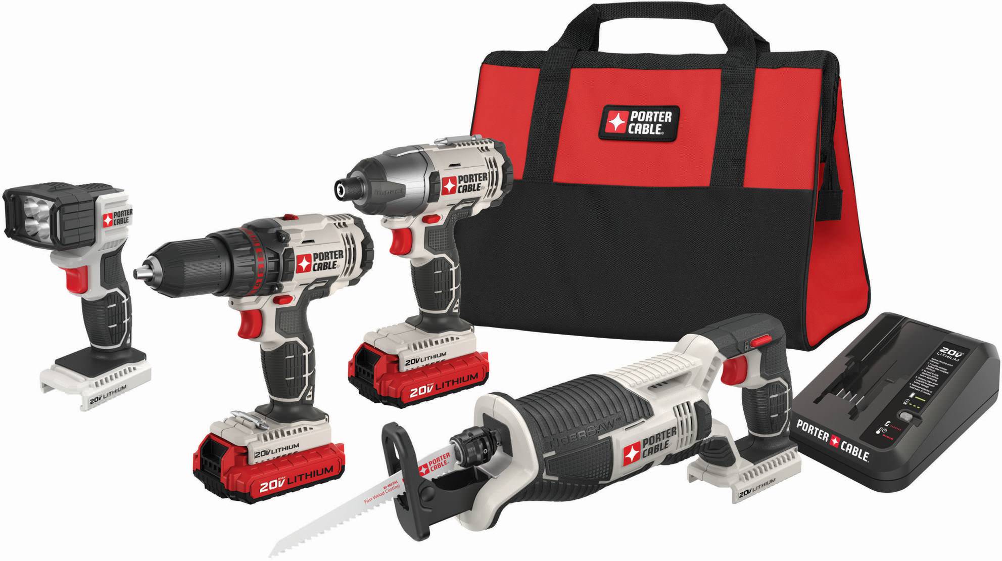 porter cable battery tool set