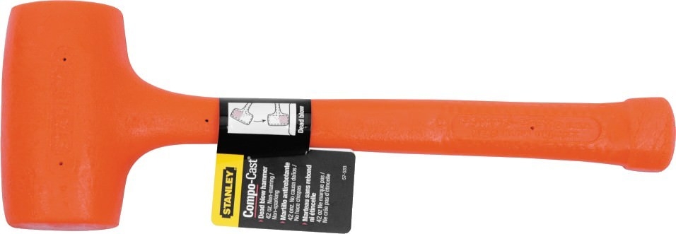 Stanley 57-533 Compo-Cast Standard Soft-Face Hammer, 42 oz.