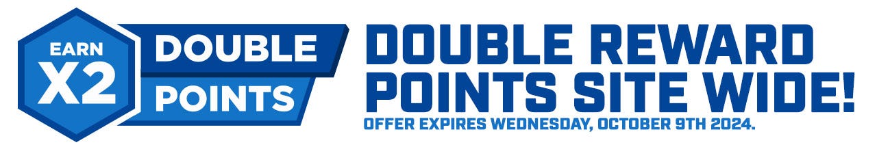 Double Points Site Wide