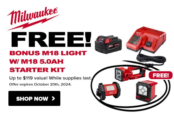 Get one FREE select light (up to $119 value) with purchase!