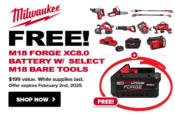 Save on Milwaukee Tools