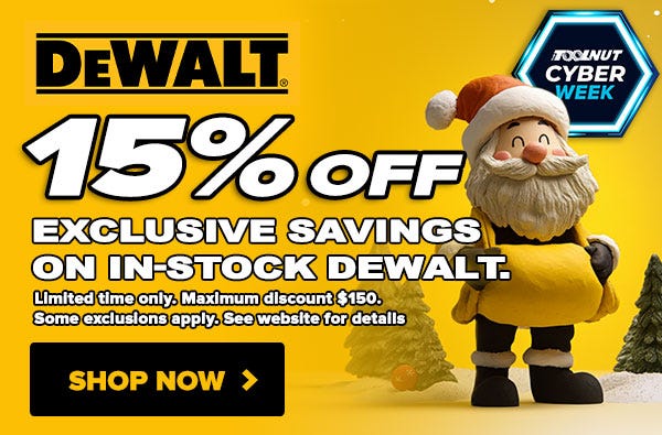 DeWalt 15% OFF