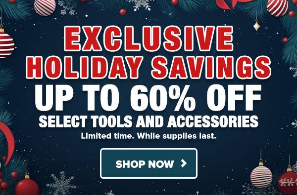 Holiday Savings