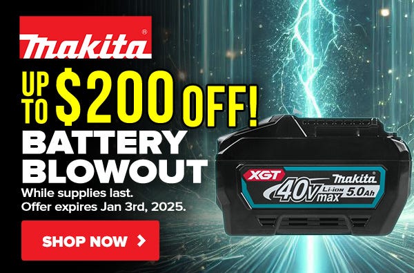 Makita Battery Blowout