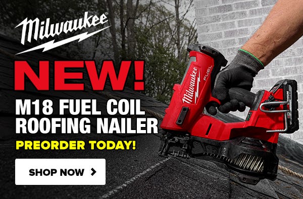 New M18 Coil Roofing Nailer