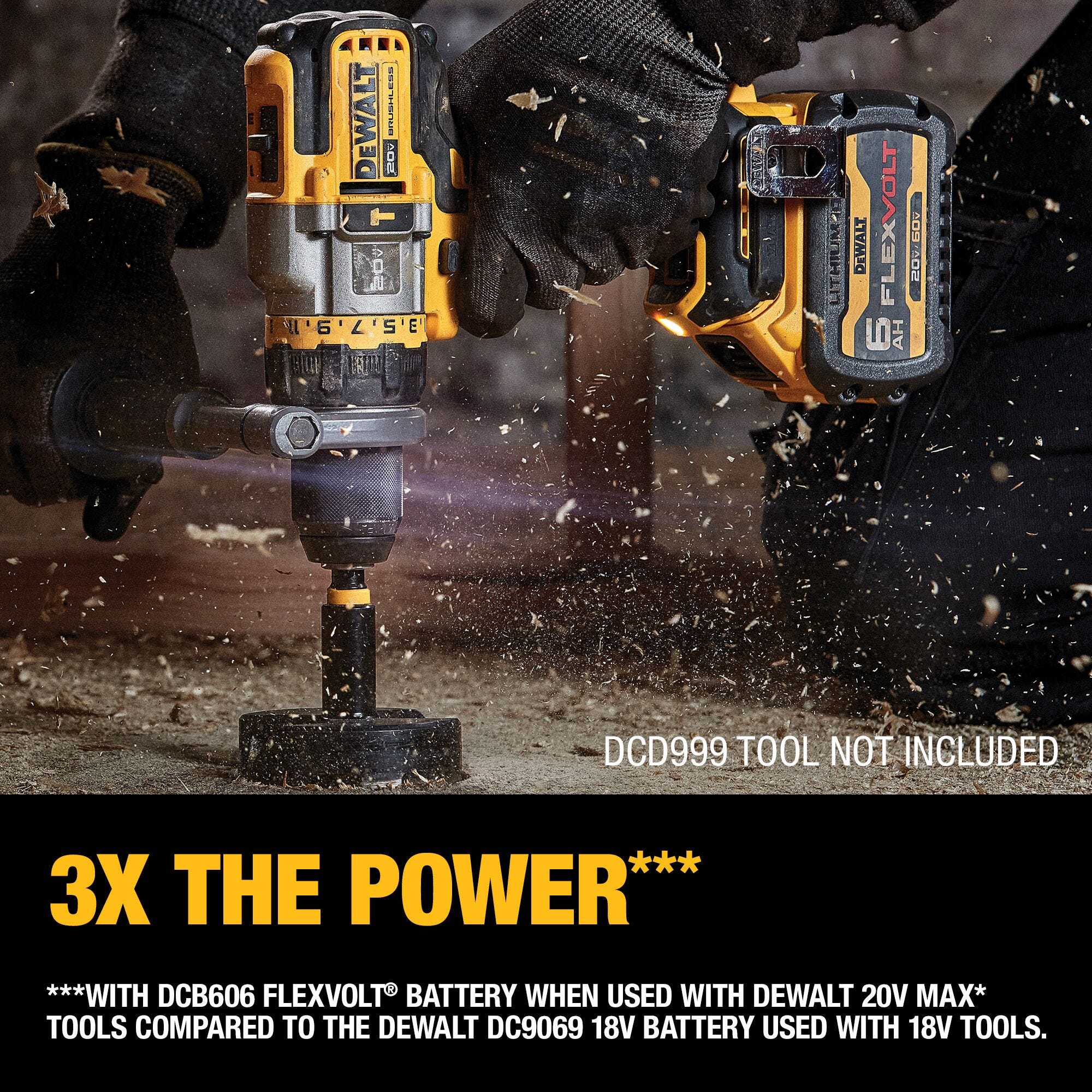 Dewalt DCB606-2 FlexVolt 20V/60V MAX FlexVolt 6.0AH Battery 2PK | The ...