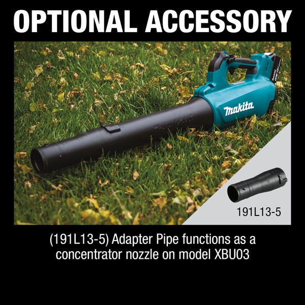 Makita XBU03Z 18V LXT 459-CFM 116-MPH Brushless Cordless Blower, Tool Only